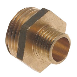Žalvarinis nipelis 2xM 3/4" x 3/8" 80551