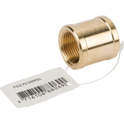 Žalvarinė jungtis 2xF 3/4" FG27034MSL