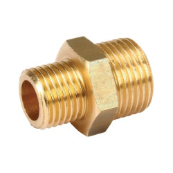 Žalvarinis nipelis 2xM 1" x 1/2" FG245112MS