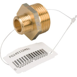 Žalvarinis nipelis 2xM 1" x 1/2" FG245112MSL