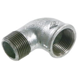 Alkūnė, vidinis/išorinis sriegis, cinkuota 2 1/2" FG92212