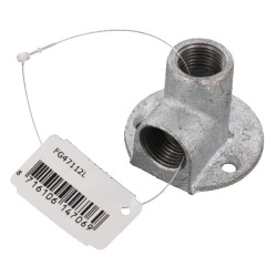 Sieninė plokštelė 90° vidiniu sriegiu, cinkuota 1/2" FG47112L