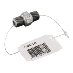 Dvigubas nipelis, išorinis sriegis, zinc. 1/4" FG28014L