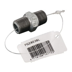 Dvigubas nipelis, išorinis sriegis, zinc. 3/8" FG28038L