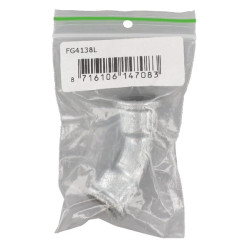 Alkūnė 45° cinkuota 2xF 3/8" FG4138L