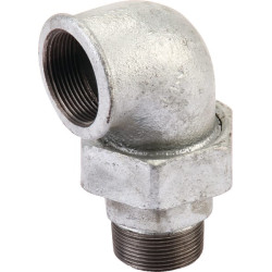 90° cinkuota jungtis F/M 1 1/2" FG97112