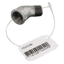 Alkūnė 45° vid./išor. cin. 3/8" FG12138L