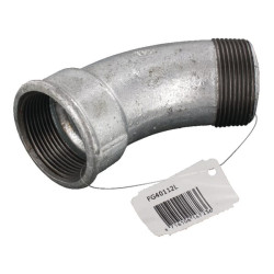 45° alkūninis sriegis, vidinis/vidinis, cinkuotas, 1 1/2" FG40112L