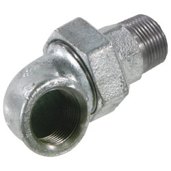 90° cinkuota jungtis F/M 3/4" FG9834