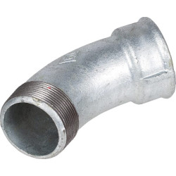 45° alkūninis sriegis, vidinis/vidinis, cinkuotas, 2" FG402L