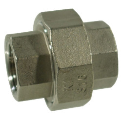 Nerūdijančio plieno jungtis 2xF 1" FG3401RVS