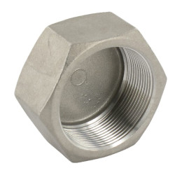 Šešiakampis dangtelis nerūdijančio plieno F 1/2" FG30012RVS