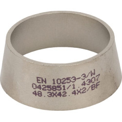 Privirinamas reduktorius Nerūdijančio plieno 48,3-42,4 mm FG2476RVS