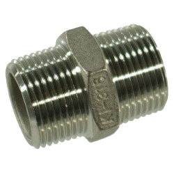 Įmova, nerūdijančio plieno, 2xM 1/8" FG28018RVS