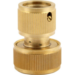 Žalvarinė greito sujungimo jungtis su vandens užtvara, 3/4" DY8030C 1731128030