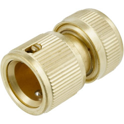 Žalvarinė greito sujungimo jungtis su vandens užtvara, 1/2 colio DY8010 1731128011