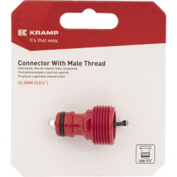 Jungtis su išoriniu sriegiu 3/4" GA200P34