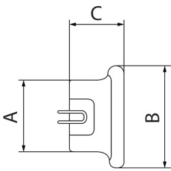 4 colių moteriškos galvutės plikas įrenginys 4250000Z