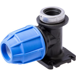 Sieninės plokštės alkūnė 20 mm x 1/2 colio 127020012SL