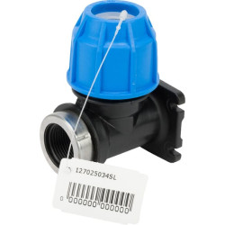 Sieninės plokštės alkūnė 25 mm x 3/4 colio 127025034SL