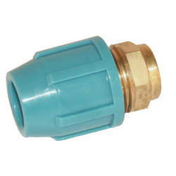 Žalvarinė jungtis 16x15 mm PE vidinė UN2481615