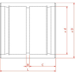 Remonto įvorė 160 mm 7160500