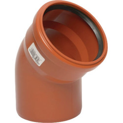 PVC alkūnė 125 mm x 30° 16151125030