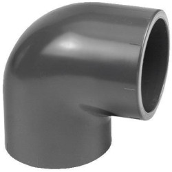 PVC alkūnė 90° 75x75 mm 7075595