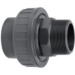 PVC jungtis 40 mm x 1 1/4 colio 370040