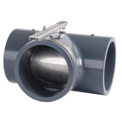 PVC T formos jungtis su atvartu 110 mm 7110110KR