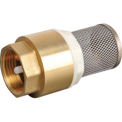 Alsuoklio kojinis vožtuvas, 1 colio sriegis ir nerūdijančio plieno filtras WK51303