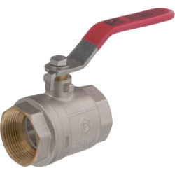 Rutulinis vožtuvas BSP 2x vidinis sriegis 1 1/4" + nerūdijančio plieno rankena KS114FKR