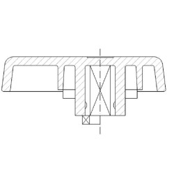 rankinė svirtis KS858090PVC