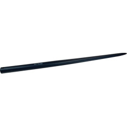 Krautuvo dantis, tiesus, žvaigždės formos 40x1000 mm, smailus galas su Ø11,5 ritininiu kaiščiu, juodas, FST FT486188