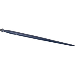 Krautuvo dantis, tiesus, žvaigždės formos 45x1250mm, smailus galas su M28x1,5mm veržle, mėlynas, FST FT451250