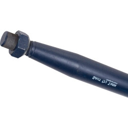 Krautuvo dantis, tiesus, žvaigždės formos 45x1250mm, smailus galas su M28x1,5mm veržle, mėlynas, FST FT451250