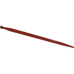 Krautuvo dantis, tiesus, dvigubas T formos profilis 36x810mm, smailus galas su M22x1,5mm veržle, raudonas, SHW FT1060