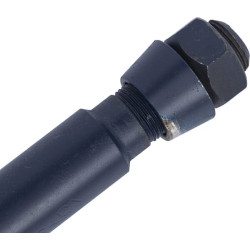 Krautuvo dantis, tiesus, žvaigždės formos, 35x820 mm, smailus galas su M22x1,5 mm veržle, mėlynas, FST FT486844