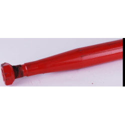 Krautuvo pirštas, tiesus, kvadratinis, 35x1400mm, smailus galas su M33x2mm veržle, raudonas, Kverneland KK241126