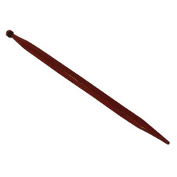 Krautuvo pirštas, tiesus, kvadratinis, 36x810 mm, smailus galas su M20x1,5 mm veržle, raudonas, Kverneland KK221151