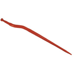 Siloso dantys, alkūniniai: 58 mm žvaigždės formos, 36x900 mm, smailus galas su M22x1,5 mm veržle, raudoni, SHW KT6