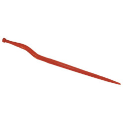 Siloso dantys, alkūniniai: 58 mm apvalios sekcijos 36x900 mm, smailus galas su M22x1,5 mm veržle, raudoni, Vicon VN90001304