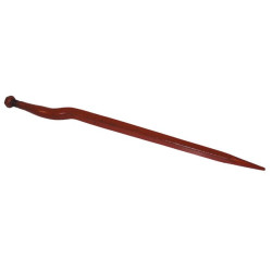 Siloso dantys, alkūniniai: 58 mm kvadratinis skerspjūvis 36x820 mm, smailus galas su M24x1,5 mm veržle, raudoni, SHW FT24