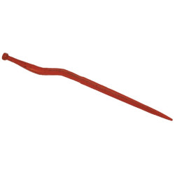 Siloso dantys, alkūniniai: 58 mm žvaigždės formos, 36x810 mm, smailus galas su M22x1,5 mm veržle, raudoni, Vicon VN90001363