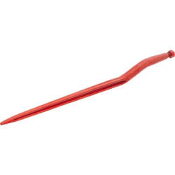 Siloso dantys, alkūniniai: 58 mm dvigubas T formos profilis, 36x915 mm, smailus galas su M22x1,5 mm veržle, raudoni 28601501Z