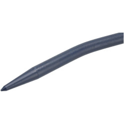 Krautuvo dantis, išlenktas, apvalus, 28x550 mm, smailus galas su Ø12,5 ritininiu kaiščiu, juodas, FST FT488174