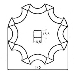 Maišymo vagono peilis SEKO FM19057