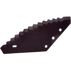 Šėrimo vežimėlio peilis, kietmetalio, 528x274x6mm, Ø 19,5mm, FM01134C