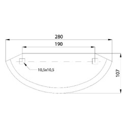 Pašarų vežimėlio peilis FM19204