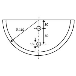 Blade Half Moon Unimix FM21156
